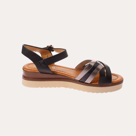 Sandalia Negro Vía Franca Mujer Art: 51309B3225BLACK-3