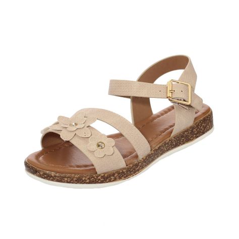 Sandalia Beige Vía franca Niña-0