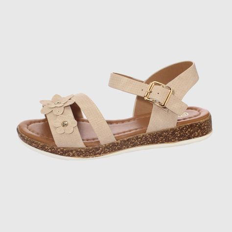 Sandalia Beige Vía franca Niña-1
