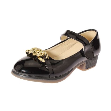 Zapato Negro Vía Franca Niña Art: 3LJY04715BLACK-0