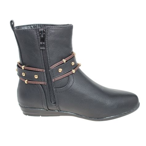 Bota Negro Vía Franca Niña-1