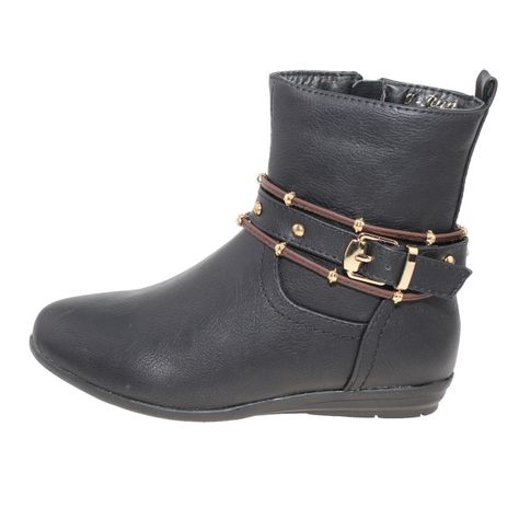 Bota Negro Vía Franca Niña-2