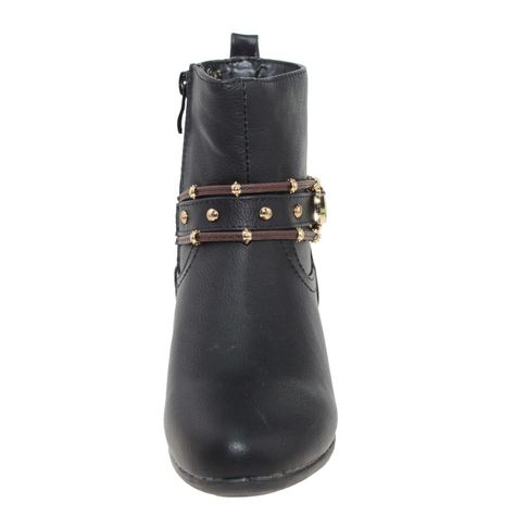 Bota Negro Vía Franca Niña-3