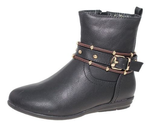 Bota Negro Vía Franca Niña-4