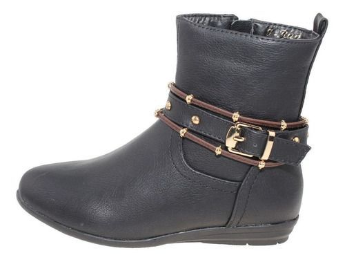 Bota Negro Vía Franca Niña-5