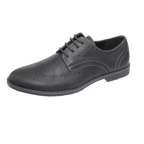 Zapato Formal Negro Vía Franca Hombre-0