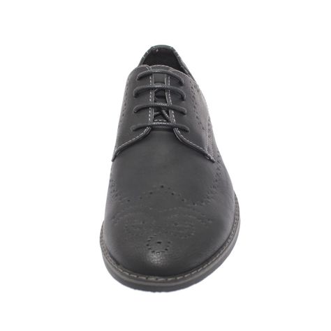 Zapato Formal Negro Vía Franca Hombre-1