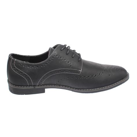 Zapato Formal Negro Vía Franca Hombre-3