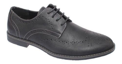Zapato Formal Negro Vía Franca Hombre-4