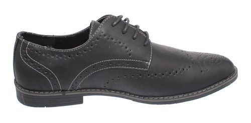 Zapato Formal Negro Vía Franca Hombre-7