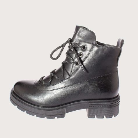 Botín Army Negro Vía Franca Mujer Art: 5QM2049BLACK-1