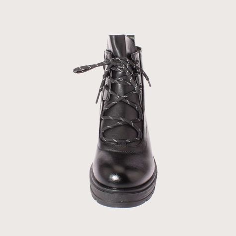 Botín Army Negro Vía Franca Mujer Art: 5QM2049BLACK-2