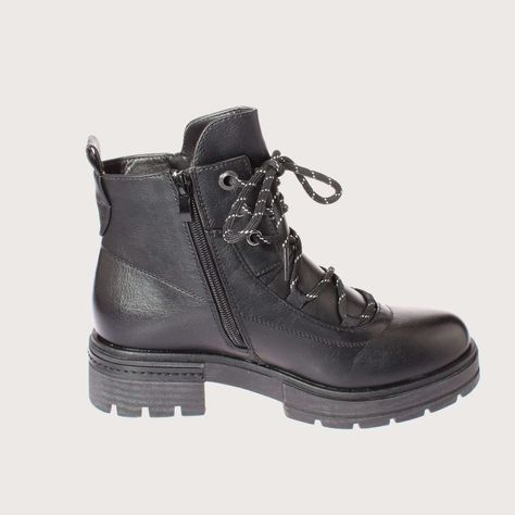 Botín Army Negro Vía Franca Mujer Art: 5QM2049BLACK-3