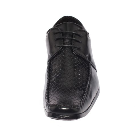 Zapato Formal Negro Vía Franca Hombre-2