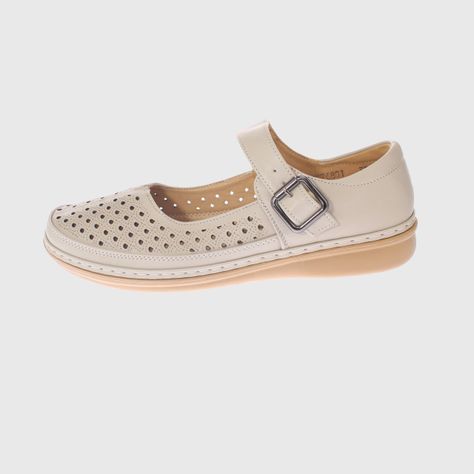 Sandalia Confort Negro Beige Italiano Mujer-1