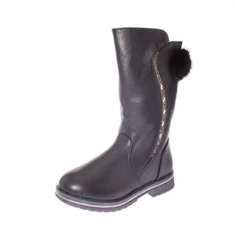 Bota Negro Vía Franca Niña-0