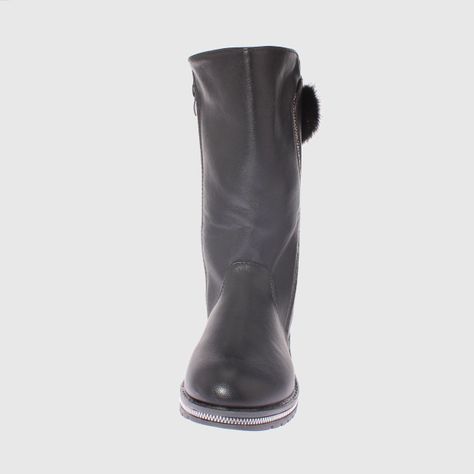 Bota Negro Vía Franca Niña-2