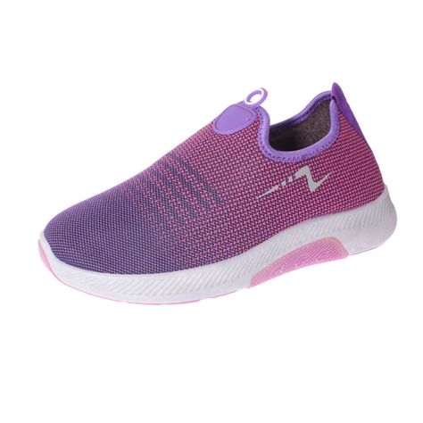 Zapatilla piel invernal Morado/rosa Vía Franca Mujer-0