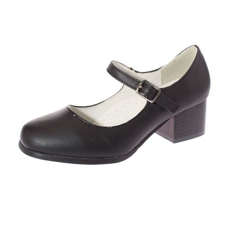 Zapato Cueca Negro Vía Franca Niña Art: 3LJ03508BLACK-0