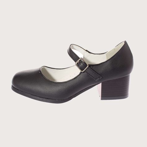 Zapato Cueca Negro Vía Franca Niña Art: 3LJ03508BLACK-1