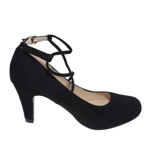 Zapato Negro Vía Franca Mujer-3