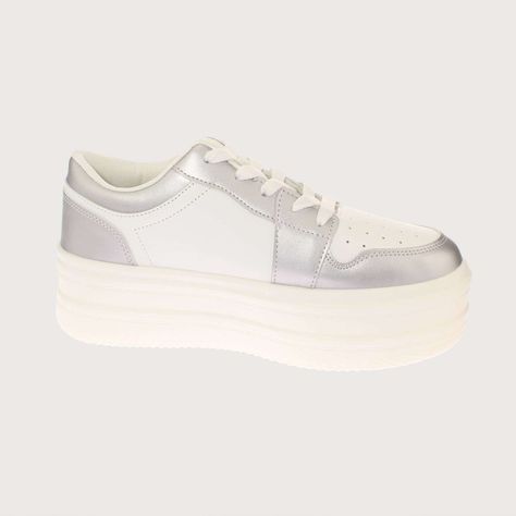 Zapatilla Terraplen Plateado Vía Franca Mujer Art: 5S2011B0092SILVER-3