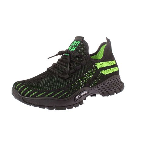 Zapatilla Outdoor Negro/verde Vía Franca Hombre-0