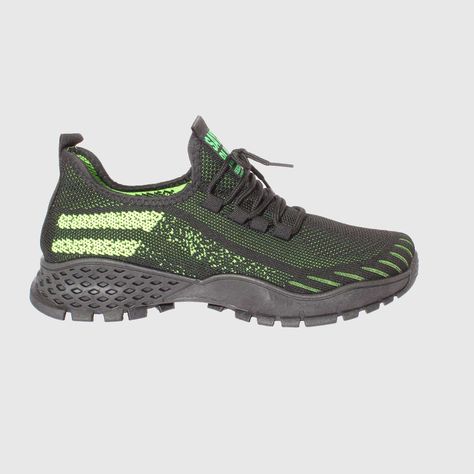 Zapatilla Outdoor Negro/verde Vía Franca Hombre-3