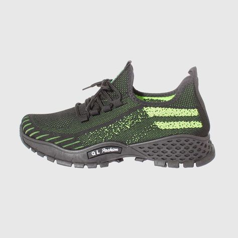 Zapatilla Outdoor Negro/verde Vía Franca Hombre-4