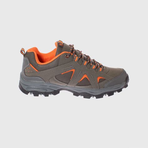 Zapatilla Outdoor Gris/naranjo Vía Franca Mujer-2