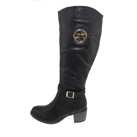 Bota Negro Vía Franca Mujer-1