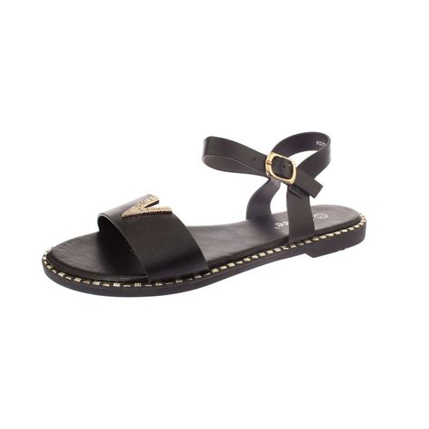 Sandalia Negro Vía Franca Mujer Art: 5KD79BLACK-0