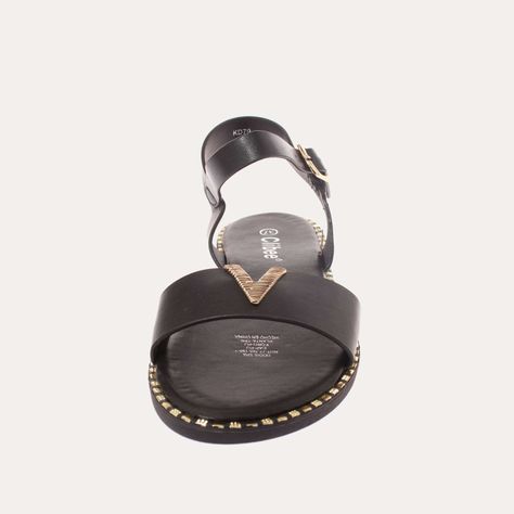 Sandalia Negro Vía Franca Mujer Art: 5KD79BLACK-2
