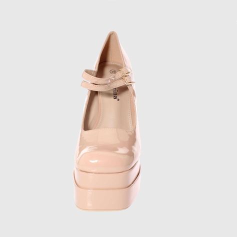 Zapato terraplen Nude Vía Franca Mujer-2