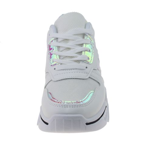 Zapatilla Blanco/Plata Vía Franca Mujer-3