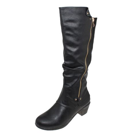 Bota Negro Vía Franca Mujer-0