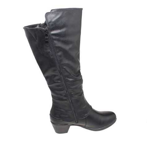 Bota Negro Vía Franca Mujer-1
