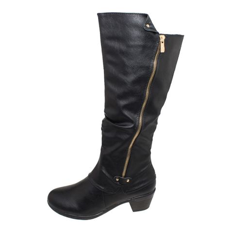 Bota Negro Vía Franca Mujer-2