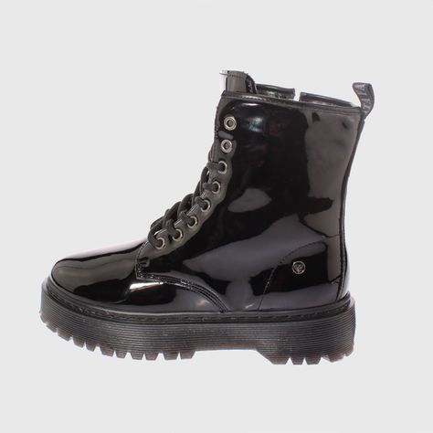 Botin Negro Vía Franca Mujer-1