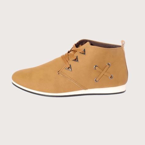 Zapato Caña Café Claro Vía Franca Hombre Art: 5DM116CAMEL-1