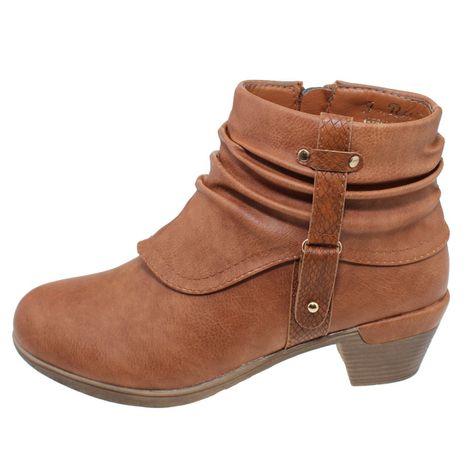 Botin Camel Vía Franca Mujer-2