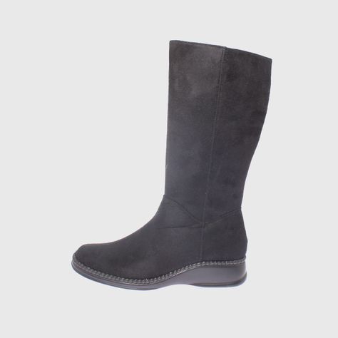 Bota Diamon Negro Vía Franca Mujer-1