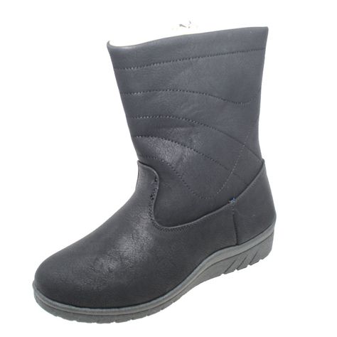 Bota Invernal Negro Vía Franca Mujer-0