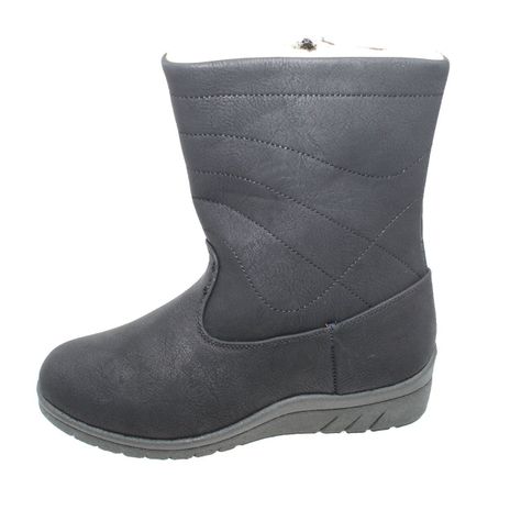 Bota Invernal Negro Vía Franca Mujer-1