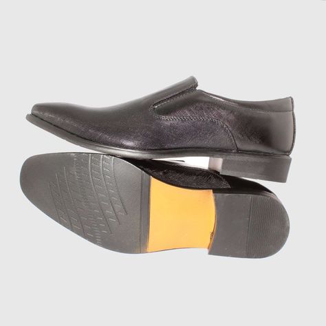 Zapato Negro Vía Franca Hombre-1