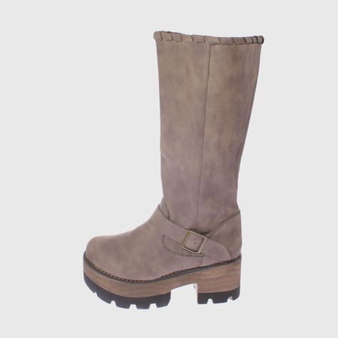 Bota Terraplen Avellana Vía Franca Mujer-1