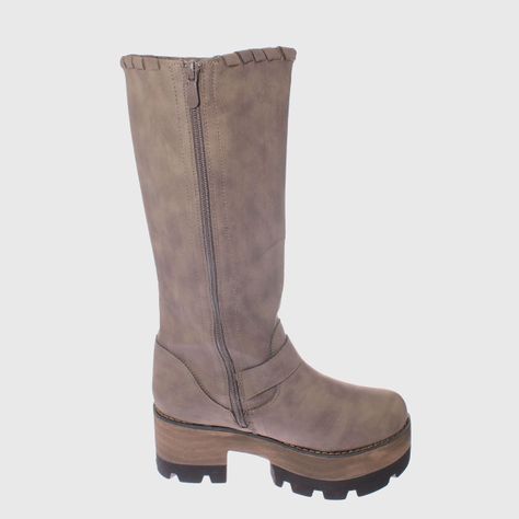 Bota Terraplen Avellana Vía Franca Mujer-3