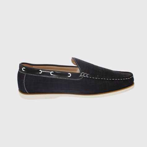 Mocasín Negro Vía Franca Hombre-2