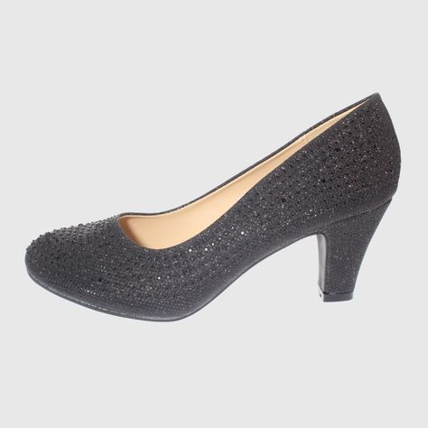 Zapato taco Negro Vía Franca Mujer-1