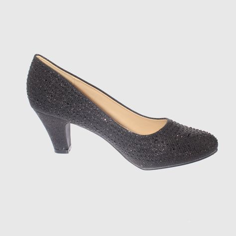 Zapato taco Negro Vía Franca Mujer-3